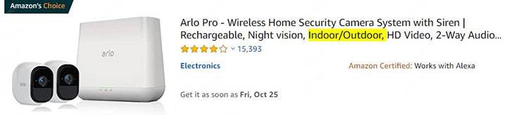 Arlo Outdoor Camera Arlo Outdoor Camera