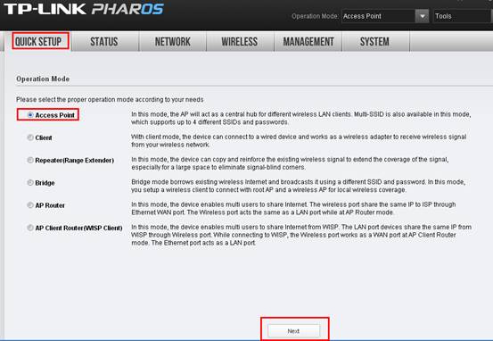 How to Configure Pharos Device
