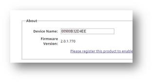 Senstar Thin Client User Guide 2024 6 Version number in About section of Settings page