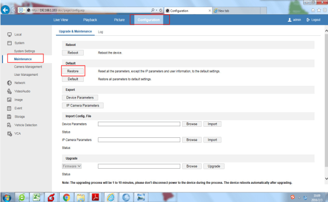 Annke Vision Setup and User Guide 76 restore_the_system.png