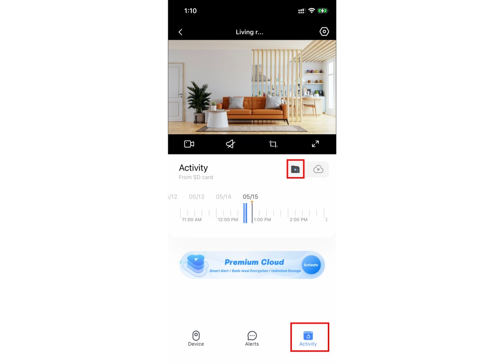YI IoT Camera User Manual 23 View Camera Recording - yi iot