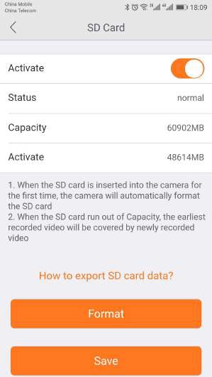 Ebitcam Setup And User Guide 28 SD Card