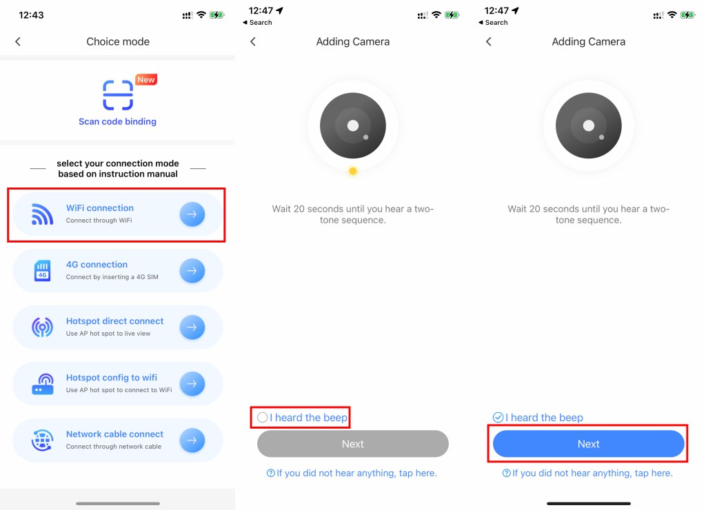 YI IoT Camera User Manual 5 Add camera- WiFi connection - yi iot