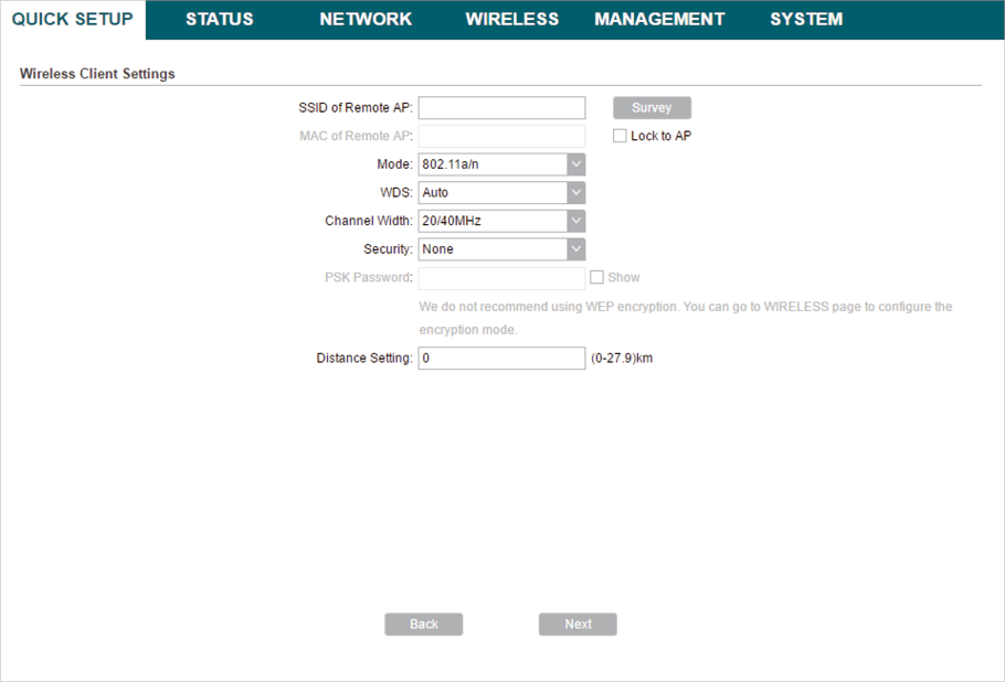 How to Configure Pharos Device 30 https://www.tp-link.com/us/configuration-guides/quick_start_guide_cpe_and_wbs_/quick_start_guide_cpe_and_wbs_-web-resources/image/configure_client22.png