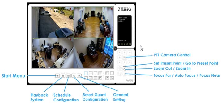 Zavio IP Camera NVR Surveillance Software 2024 3 IP Camera Recording Software