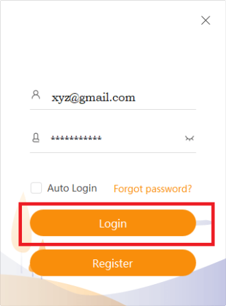 Imou Life App Setup and User Guide 8 Enter the log in credentials