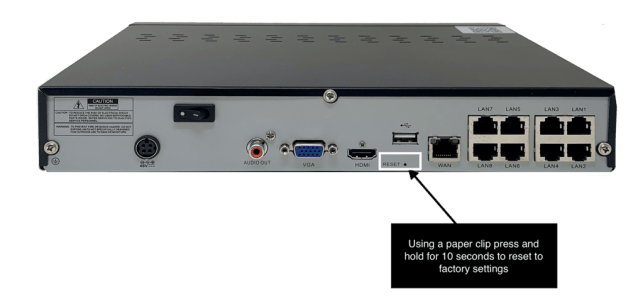 How to Use Camius View app 23 IPVAULT1128PR rear panel Reset button e1685390328801