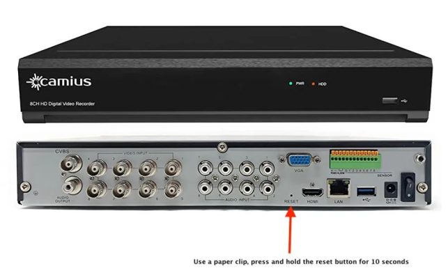 How to Use Camius View app 26 TRIVAULT4K184R2 front and back
