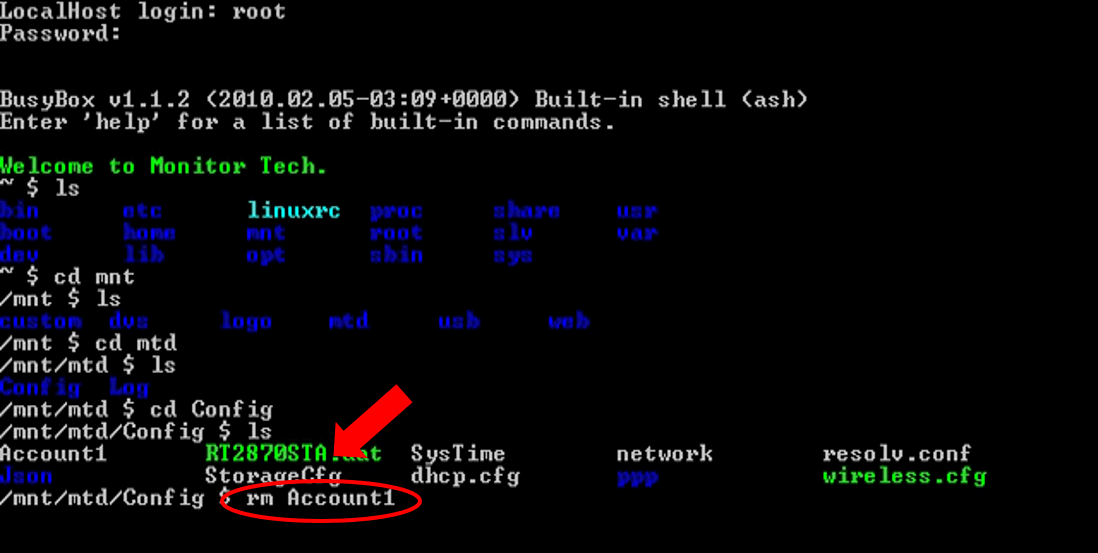 Telnet DVR 05 Telnet DVR 05