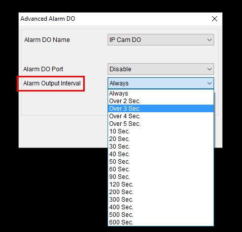 LILIN Navigator Software Full Guide 28 alarm menu output
