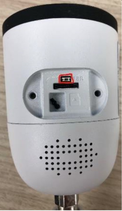 Lorex Cloud App Full Guide 2024 31 bottom of camera showing reset button