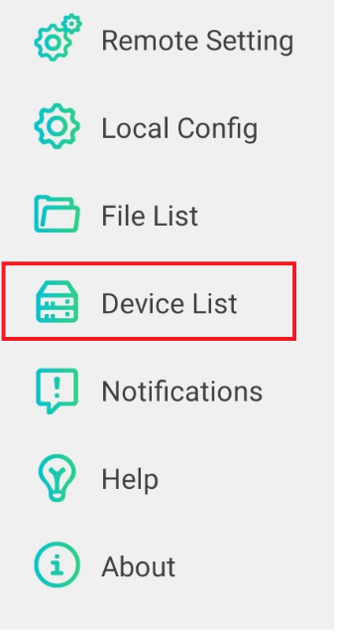 IVSEC X mobile app Full Guide 7 device list