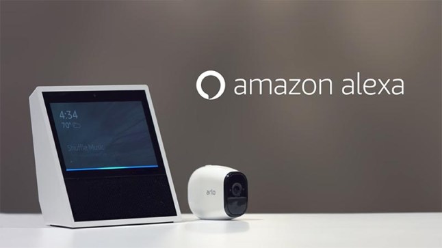 echo show arlo security camera
