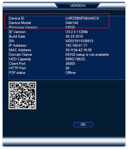 Lorex Cloud App Full Guide 2024 28 example of where to find device model number from your recorder screen