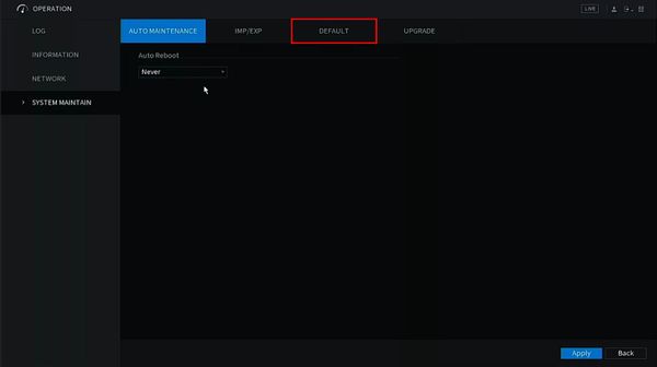 Latest Dahua firmware 2024 35 factory reset systemui new 4