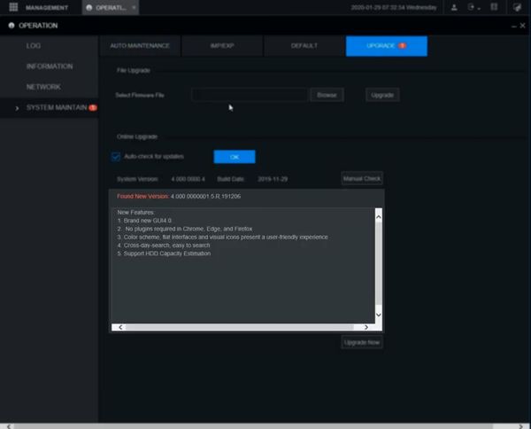 Latest Dahua firmware 2024 131 firmware update via cloud webui new 5