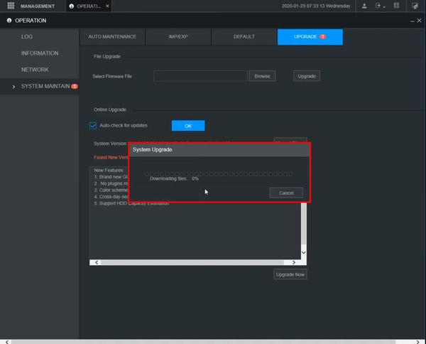 Latest Dahua firmware 2024 134 firmware update via cloud webui new 8
