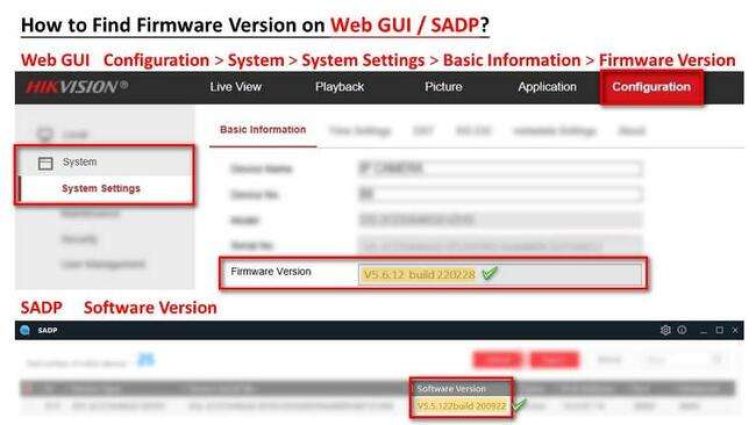 Hikvision How to & FAQ 11 how to find device firmware version2 756w425h