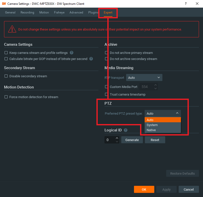 DW Spectrum Full User Guide 29 https://hf-files-oregon.s3.amazonaws.com/hdpdigitalwatchdog_kb_attachments/2022/02-11/647327ff-3968-447c-bc45-8cb2c7e65279/image-20220211150237-1.png