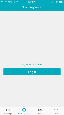 How to setup The Guarding Vision 24 https://www.arcdyn.com/media/wysiwyg/App-Setup-Pictures/3-tap-login.PNG
