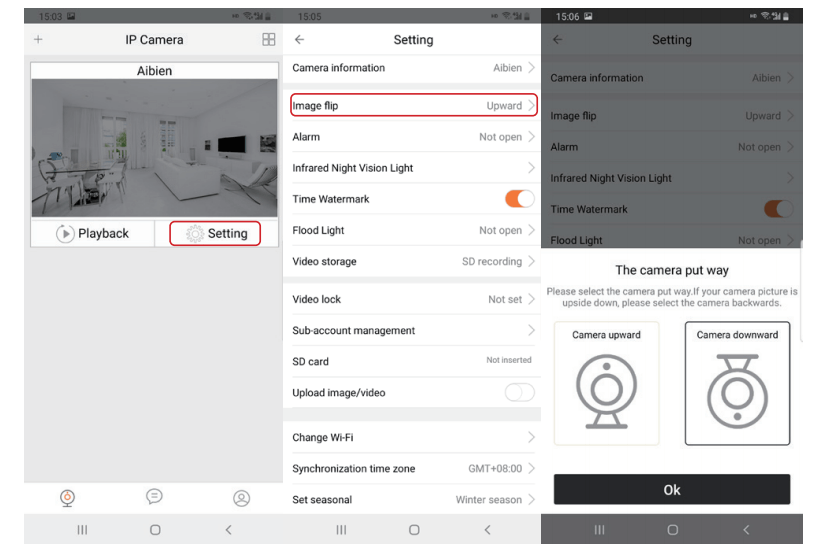 Aibien Cameras Full User Guide 25 Image Flip