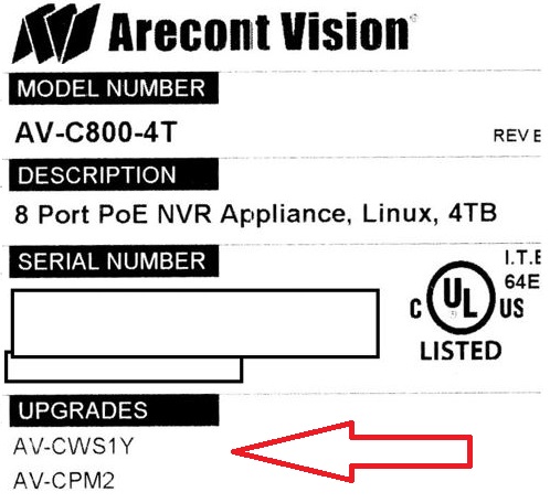 Contera VMS Setup and User Guide 18 lic2