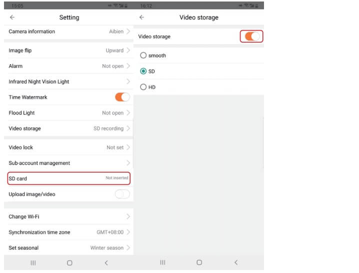 Aibien Cameras Full User Guide 69 Local Storage