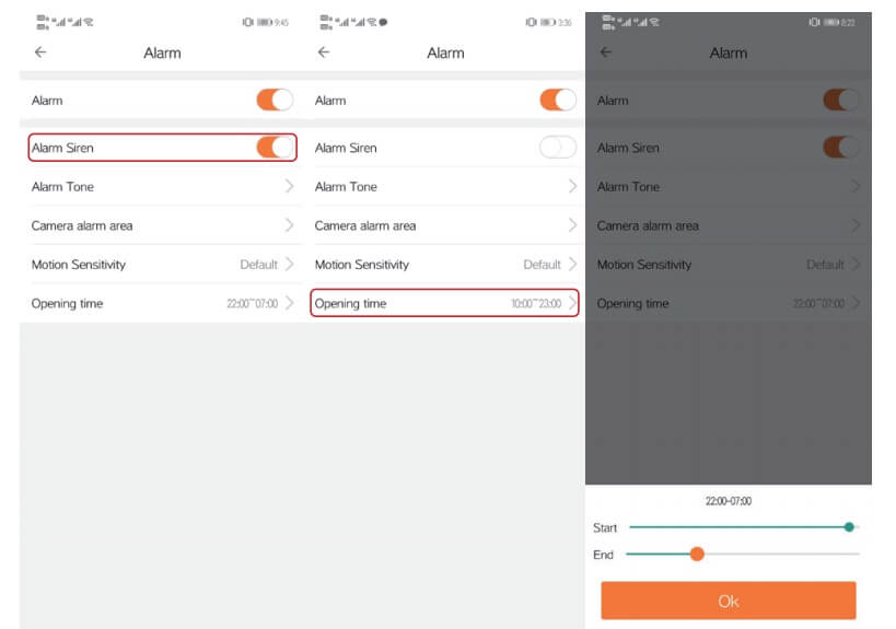 Aibien Cameras Full User Guide 61 Motion Alarm