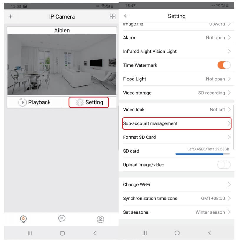 Aibien Cameras Full User Guide 49 Multi-person Sharing