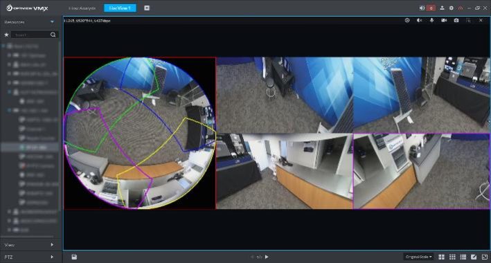 OPTIVIEW VMS Download and guide 12 optiview vmx fisheye dewarpx4 709w380h