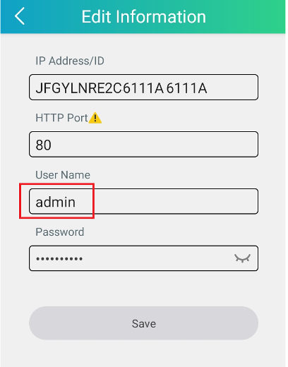 IVSEC X mobile app Full Guide 9 password