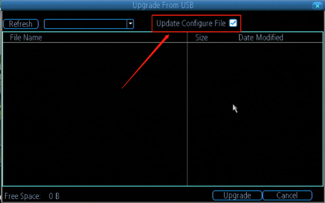 update configure file 643w