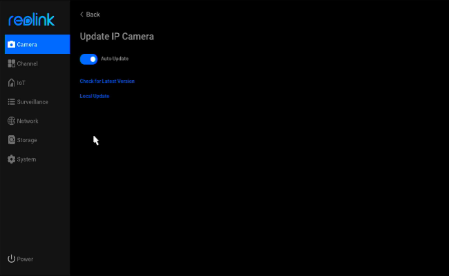update ip camera new ui 650w