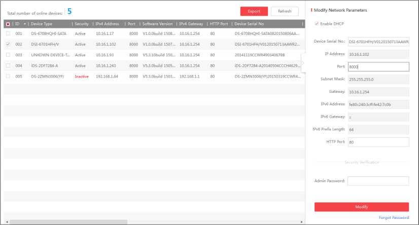 SADP Tool Software User Manual