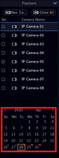 UNV Viewing Playback and Clipping 5 word image 399 4 1