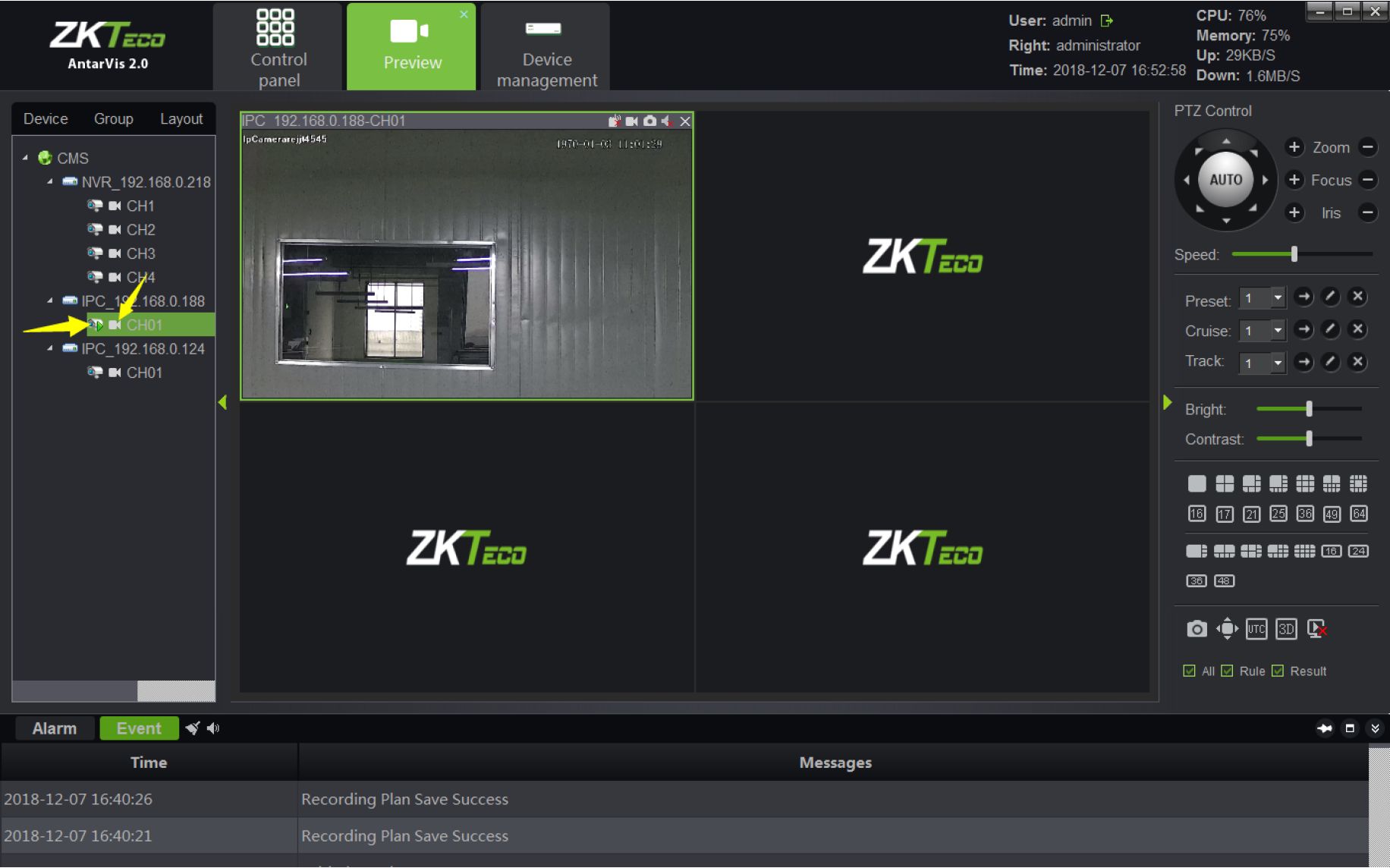 ZKTeco Antarvis VMS User Guide 43 word image 4059 38 1