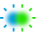 smart garage camera led light blinking blue and green