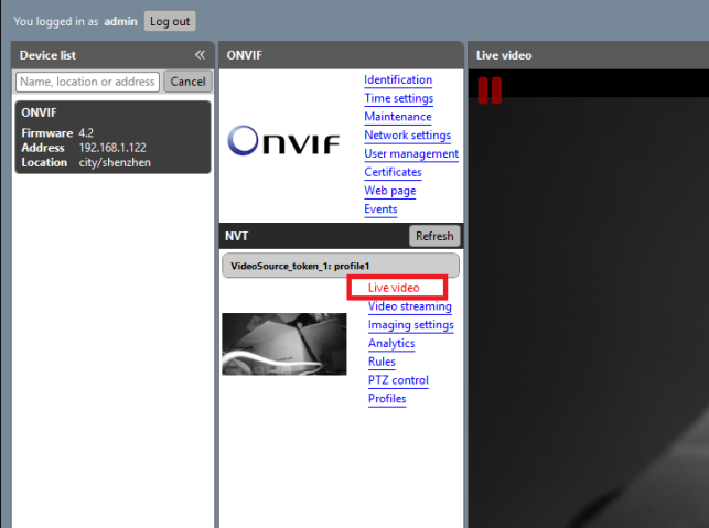 IP Camera Streaming
