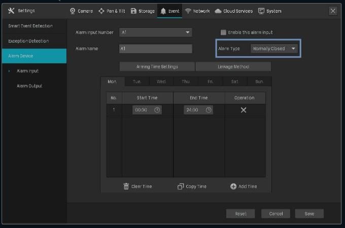 How to connect alarm device to VIGI NVR