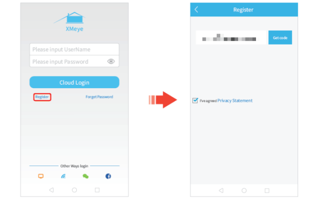 New XmEye Firmwares 2026 19 Add the DVR System to the App 643w410h