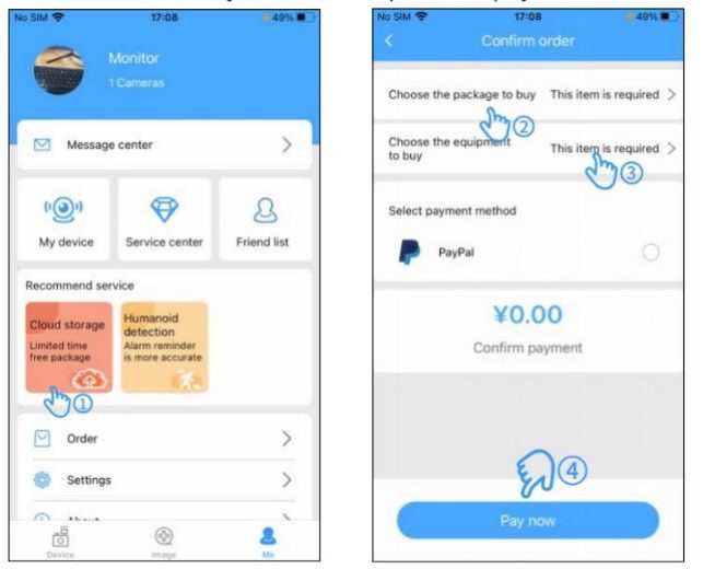 StarEye Camera and App Setup Guide 23 Cloud Storage 643w520h